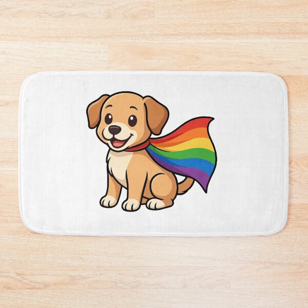 Item preview, Cute Rainbow Dog – LGBTQ+ Pride Cute Design designed and sold by Travelslightly.