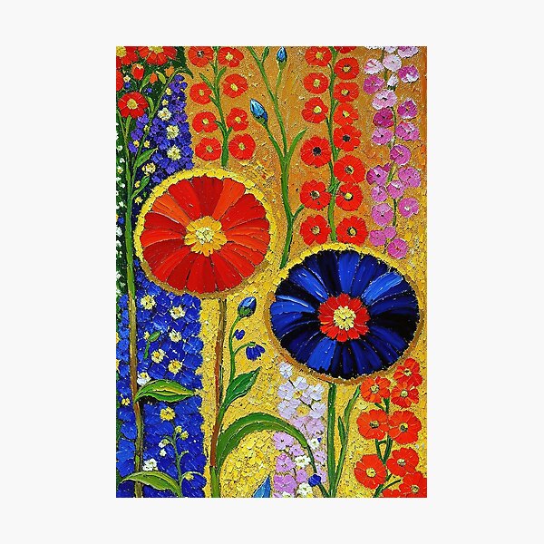 Item preview, Fleurs de Gustav Klimt designed and sold by maniacfitness.