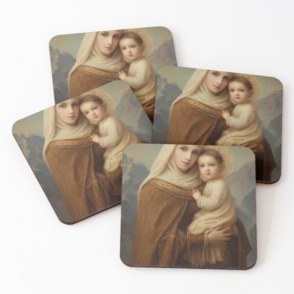 Item preview, A Cord Between Heaven and Earth - Our Lady of Mount Carmel designed and sold by SanctifiedSouls.
