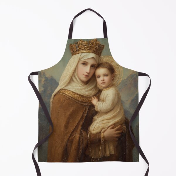 Item preview, A Cord Between Heaven and Earth - Our Lady of Mount Carmel designed and sold by SanctifiedSouls.
