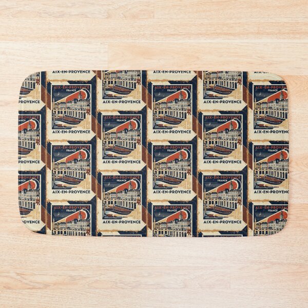 Item preview, Aix En Provence France 1950s Vintage Travel Tourism designed and sold by TravelersGems.