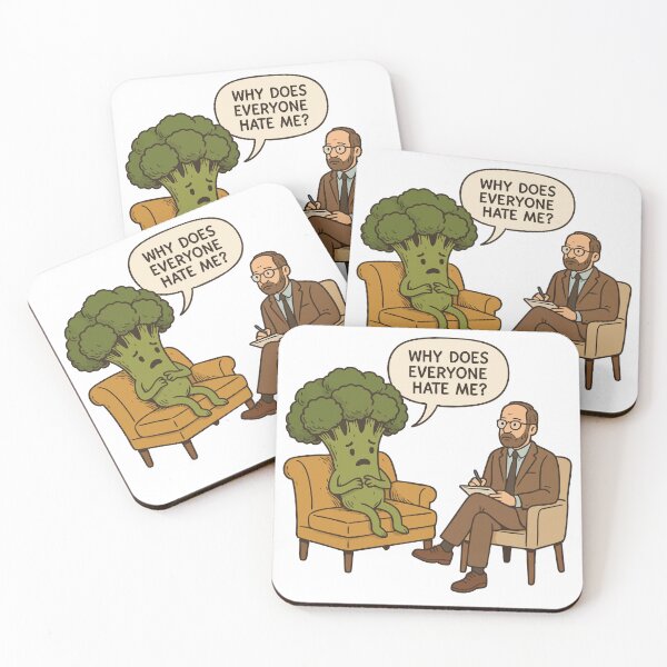 Item preview, Existential Crisis Broccoli Therapy designed and sold by BarelyDesigned.