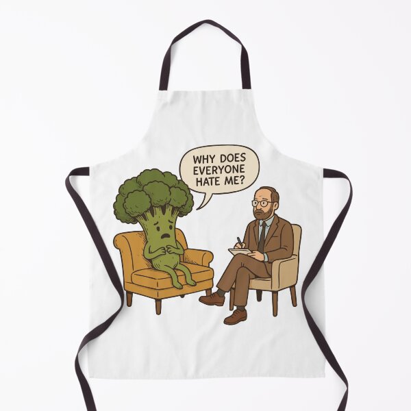Item preview, Existential Crisis Broccoli Therapy designed and sold by BarelyDesigned.