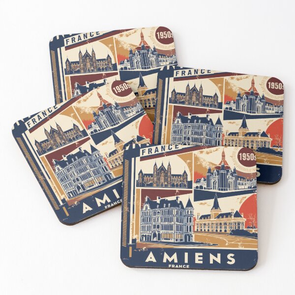 Item preview, Amiens France 1950s Vintage Travel Tourism designed and sold by TravelersGems.