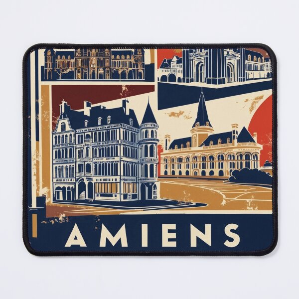 Item preview, Amiens France 1950s Vintage Travel Tourism designed and sold by TravelersGems.