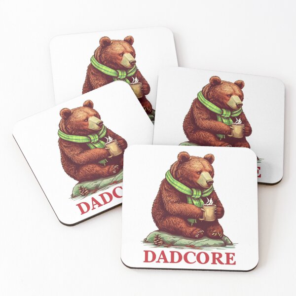 Item preview, Dadcore Bear – Cozy Wilderness Vibes for the Ultimate Dad designed and sold by ZerotwoStudio.