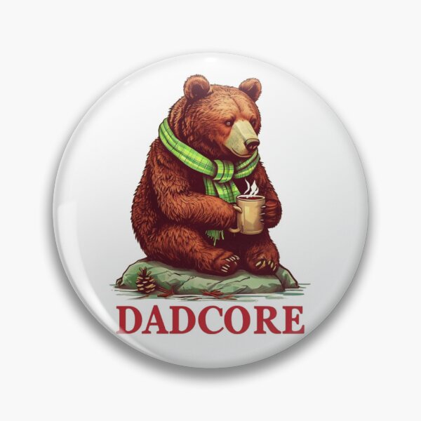 Item preview, Dadcore Bear – Cozy Wilderness Vibes for the Ultimate Dad designed and sold by ZerotwoStudio.