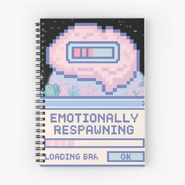 Item preview, Emotionally Respawning – Pixel Brain Tee for Soft Restarts designed and sold by Laugh & Rewind .
