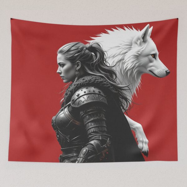 Item preview, Warrior and Wolf designed and sold by RaF71PrO.