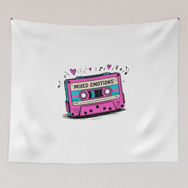 Item preview, Mixed Emotions Cassette Tape designed and sold by HG-Creation-Design.