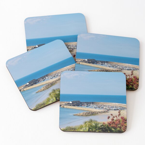 Item preview, Lyme Regis Harbour Overview on a May Morning designed and sold by Dorset Girl.