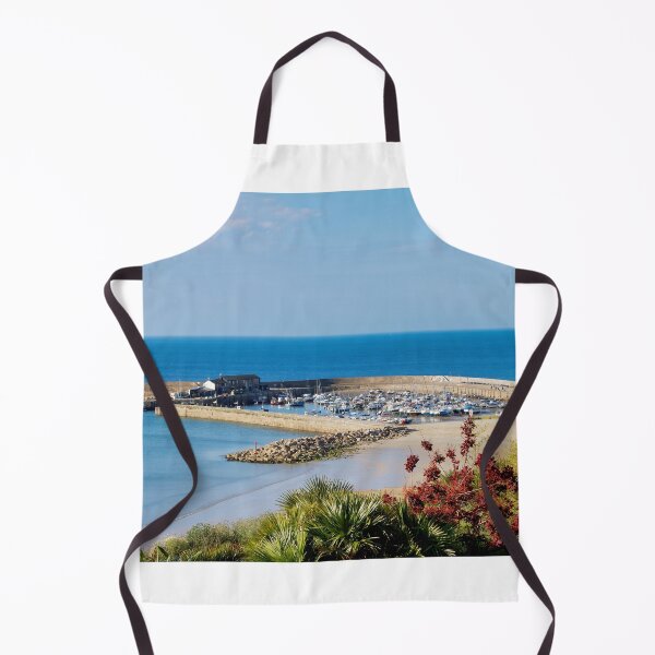 Item preview, Lyme Regis Harbour Overview on a May Morning designed and sold by Dorset Girl.