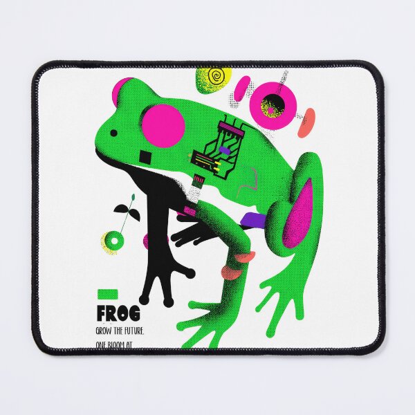Item preview, Biotech Bloom Frog – Grow the Future. One Bloom at a Time. designed and sold by Void & Valor.