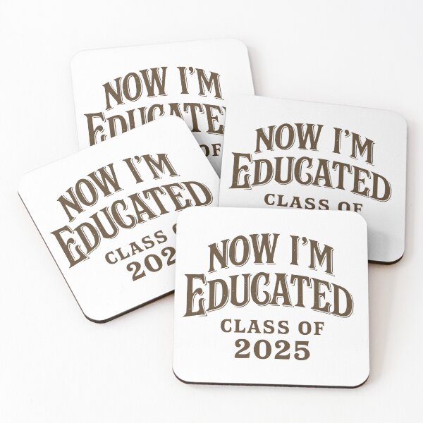 Item preview, Class of 2025 - Now I’m Educated | Vintage Grad Gift designed and sold by Red Fox Design.