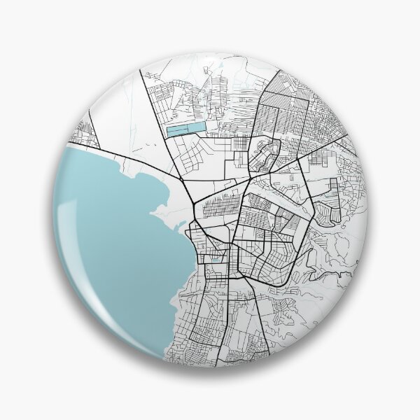 Item preview, Bujumbura City Map of Burundi - Circle designed and sold by deMAP.