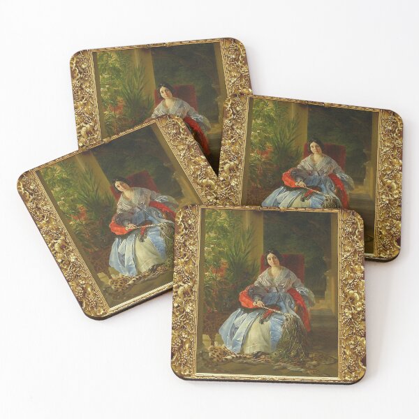 Item preview, Princess Saltykov 1841 - karl Bryullov designed and sold by Vintage Designs +.