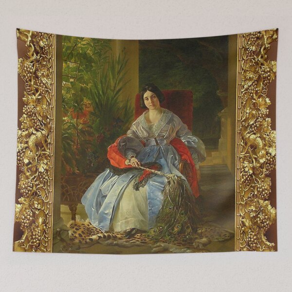 Item preview, Princess Saltykov 1841 - karl Bryullov designed and sold by Vintage Designs +.