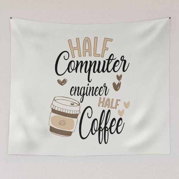 Item preview, Funny Computer Engineer Coffee Awesome And Cool designed and sold by LifeGoods103.