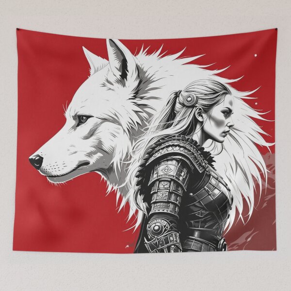 Item preview, Warrior and Wolf designed and sold by RaF71PrO.