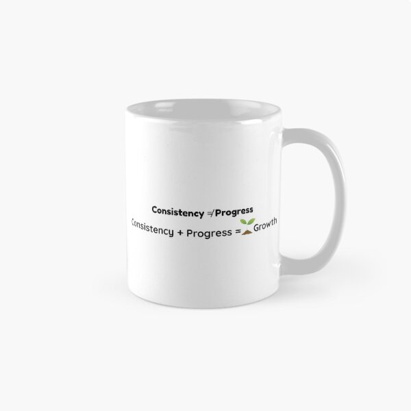 Item preview, Consistency + Progress: Black Font designed and sold by GentleGrid.
