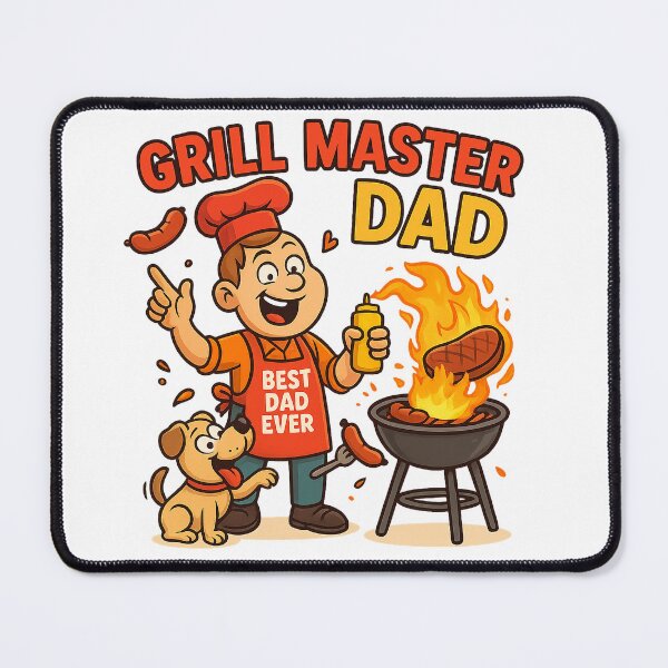 Item preview, Grill Master Dad – Best Dad Ever designed and sold by SpectrumCreations.