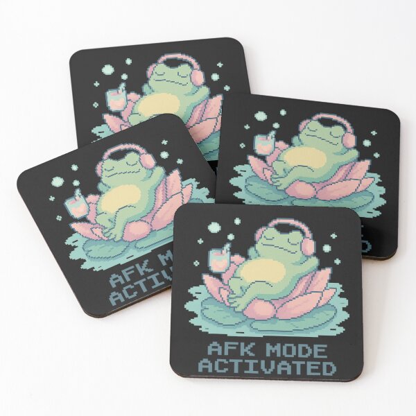 Item preview, AFK Mode Activated – Pixel Frog Chill Tee for Mental Breaks designed and sold by Laugh & Rewind .
