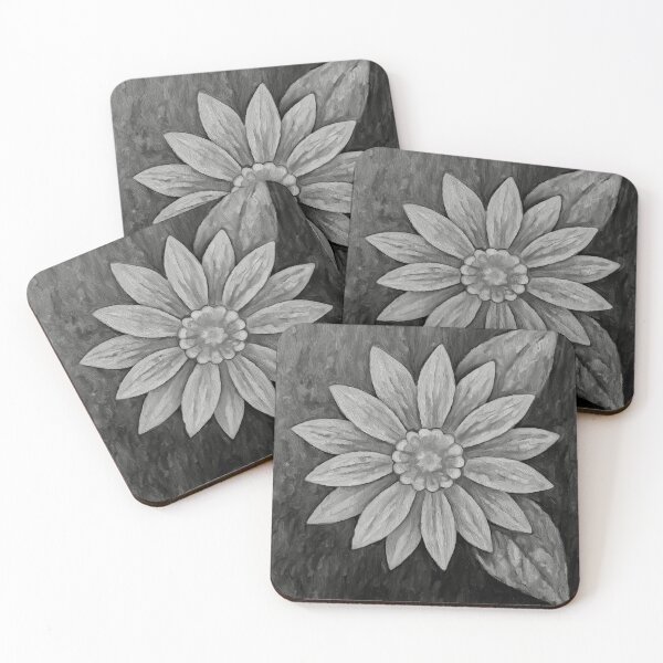 Item preview, Dahlia v4 B&W designed and sold by BloomingbySJ.