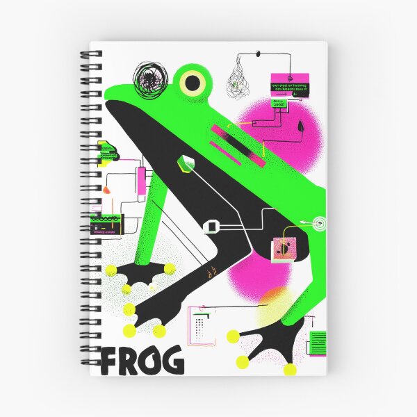 Item preview, Neon Systems Frog – Chaos. Circuits. Croak. designed and sold by Void & Valor.