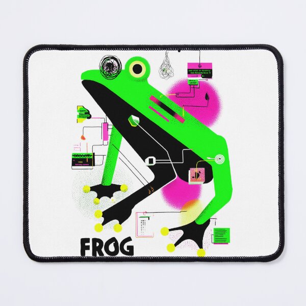 Item preview, Neon Systems Frog – Chaos. Circuits. Croak. designed and sold by Void & Valor.