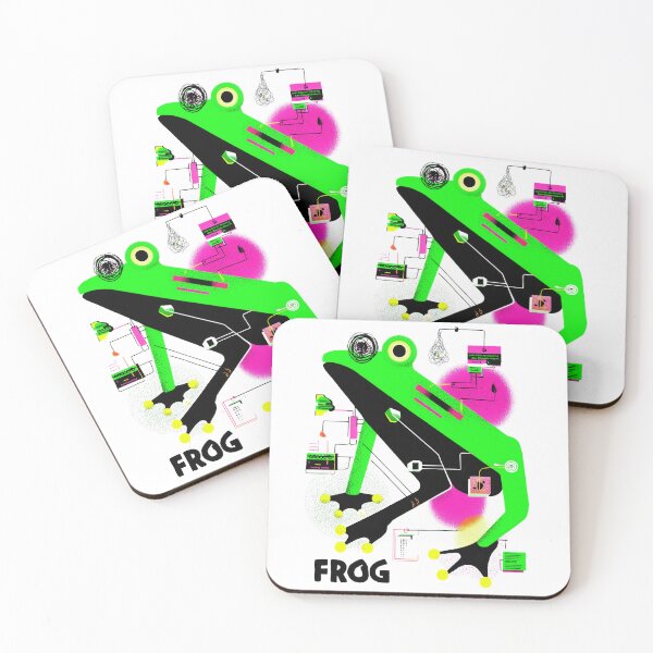 Item preview, Neon Systems Frog – Chaos. Circuits. Croak. designed and sold by Void & Valor.