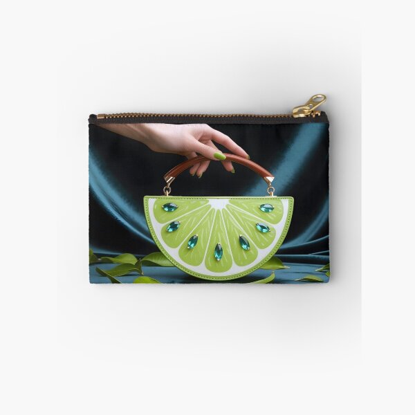 Item preview, Woman holding a lime wedge inspired purse designed and sold by mystiquelicorne.