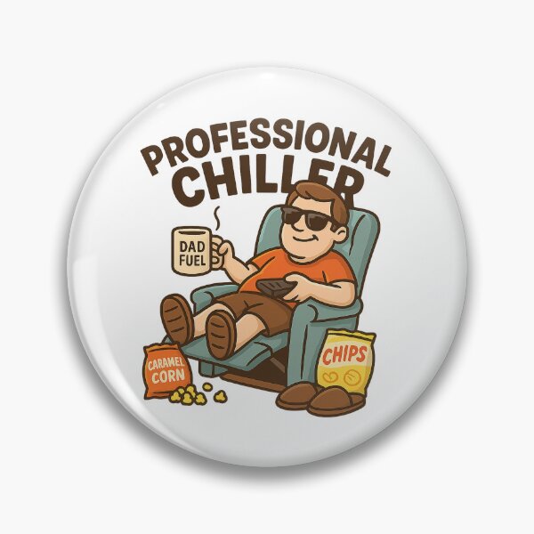 Item preview, Professional Chiller – Recliner Dad with Snacks designed and sold by SpectrumCreations.