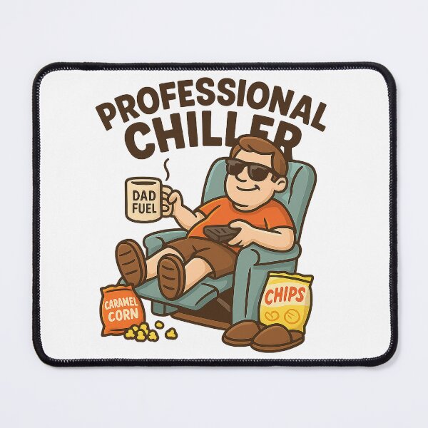 Item preview, Professional Chiller – Recliner Dad with Snacks designed and sold by SpectrumCreations.