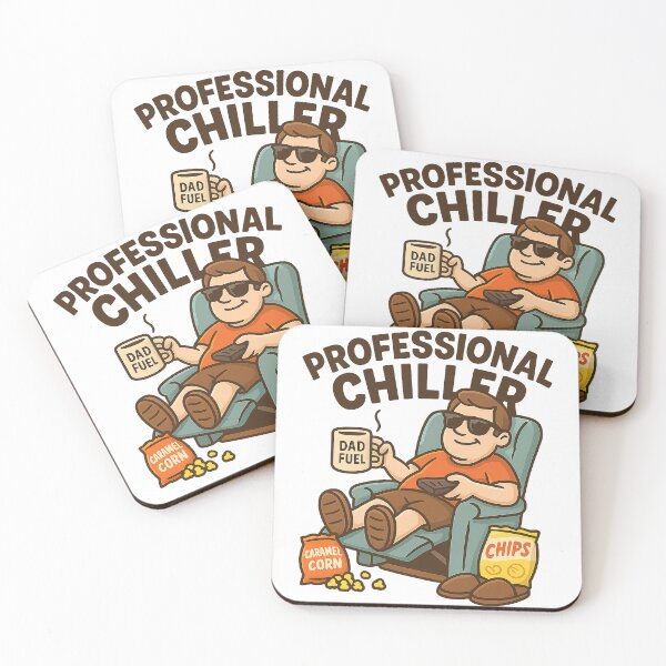 Item preview, Professional Chiller – Recliner Dad with Snacks designed and sold by SpectrumCreations.