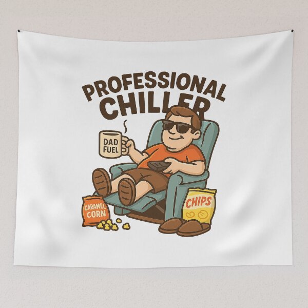Item preview, Professional Chiller – Recliner Dad with Snacks designed and sold by SpectrumCreations.