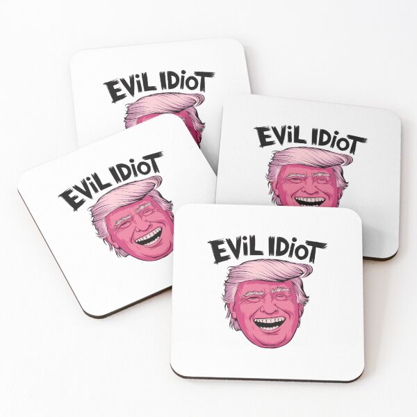Item preview, Evil Idiot, The Laughing Tangerine Menace, Donald trump, Village Idiot, funnyfits70, Humor, Funny, retro, vintages, funny quotes, animal humor, designed and sold by FunnyFits70.