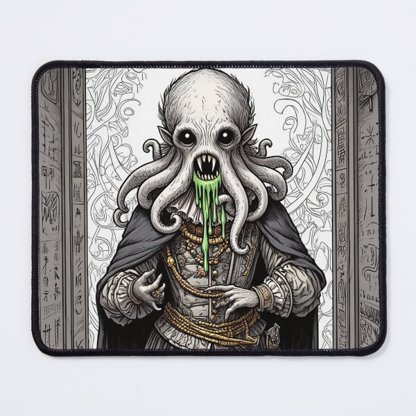 Item preview, Grimling Lord of dread Eldritch Cthulhu of Darkmere staring at you with his eyes of the void designed and sold by Vintage Designs +.