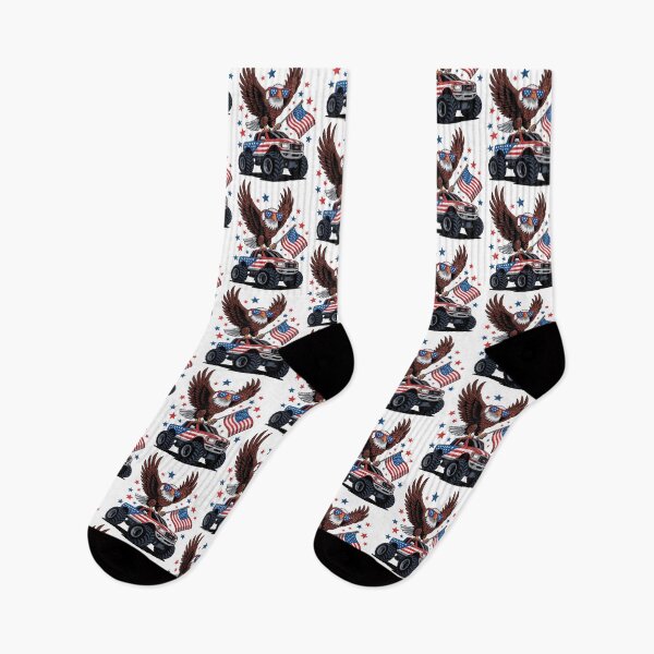 Item preview, 4Th Of July Bald Eagle On Monster Truck USA Flag Patriotic designed and sold by Wilson-Aura.