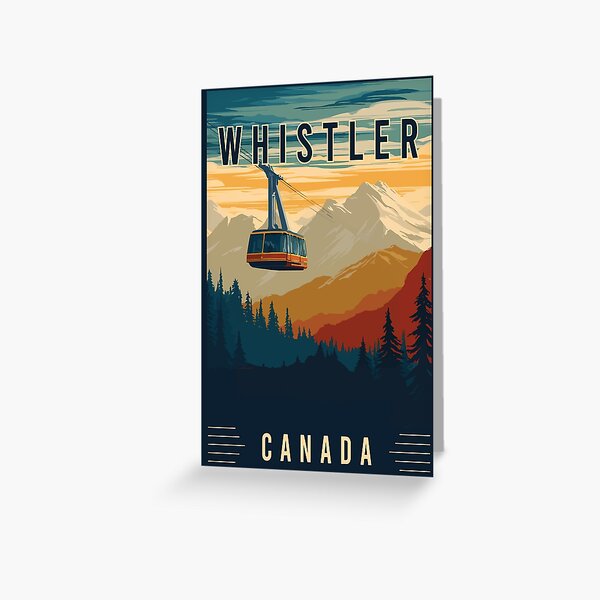 Item preview, Explore Winter Wonderland Whistler in Canada - Travel Art designed and sold by turtlestart.