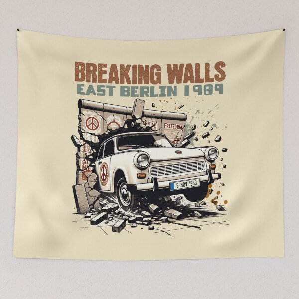 Item preview, Breaking Walls East Berlin 1989 designed and sold by Belarte.shop.