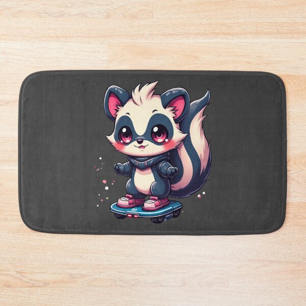 Item preview, HoverSkunk Hero: Glide Mode Activated designed and sold by MYTHIC PEEL STICKERS.