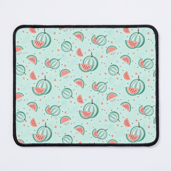 Item preview, Pastel boho pattern with watermelons and hearts designed and sold by WebItani patterns.