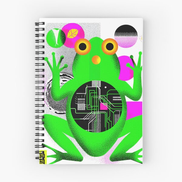 Item preview, Circuit Core Frog – Glitchy, Glowing, Glorious designed and sold by Void & Valor.