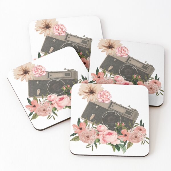 Item preview, Captured in Bloom – Vintage Camera with Floral Arrangement designed and sold by Cuddle Cloud Creations .