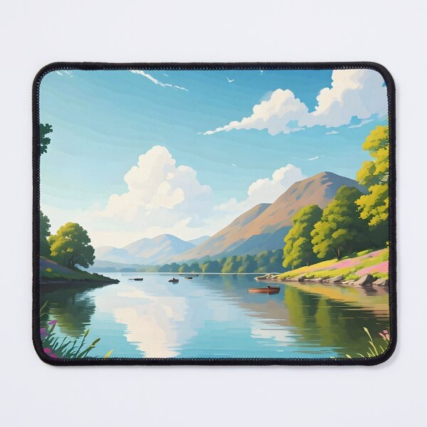 Item preview, Lake Windermere: Summer Serenity Stretching into the Distance designed and sold by LSVart.