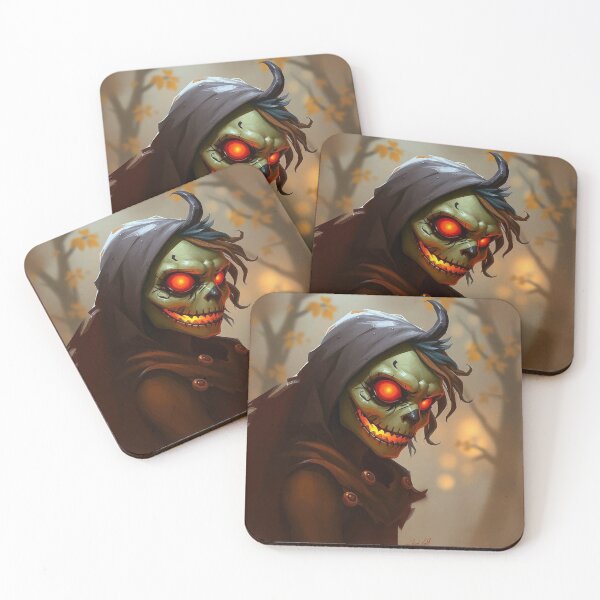 Item preview, Spooky Halloween character artwork illustration designed and sold by Vintage Designs +.