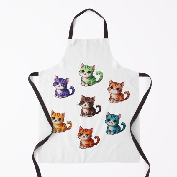 Item preview, Many Colorful Cats designed and sold by AlinaSCorner.
