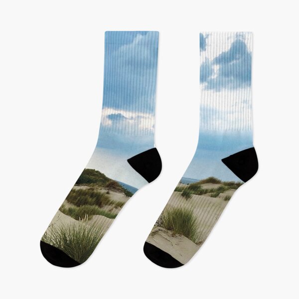 Item preview, Dutch dunes in the Netherlands and rain in the distance designed and sold by Neonyx2020.