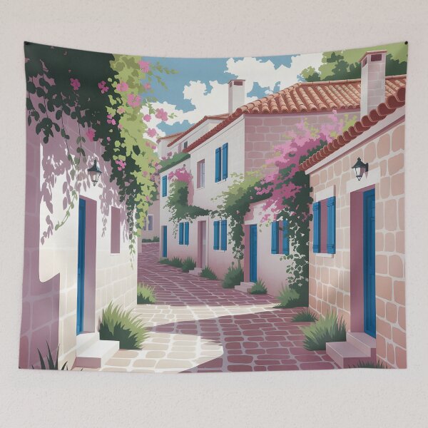 Item preview, Lefkara, Cyprus: Sunlit Cobbled Lanes and Whitewashed Homes designed and sold by LSVart.