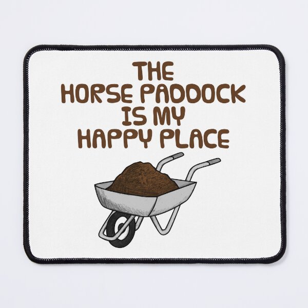 Item preview, The Horse Paddock Is My Happy Place designed and sold by doodlerob.